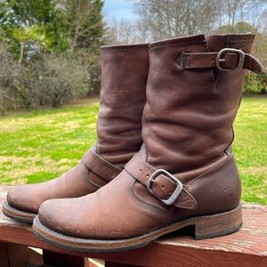 Frye Brown Ankle Boots